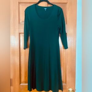 Premise Forest Green Long Sleeve Dress
